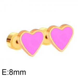 SS Gold-Plating Earring - KE101654-WGSA