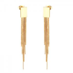 SS Gold-Plating Earring - KE101655-WGSA