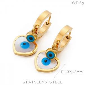 SS Gold-Plating Earring - KE101852-WGHH