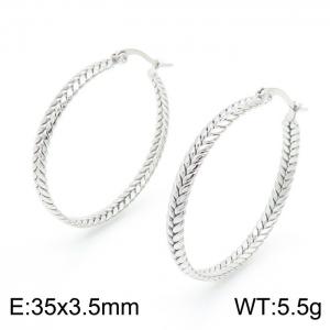 Stainless Steel Earring - KE101889-KFC