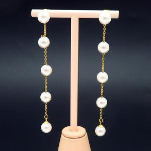 SS Gold-Plating Earring - KE102073-HR