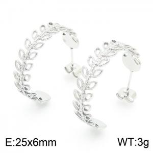 Stainless Steel Earring - KE102243-KFC