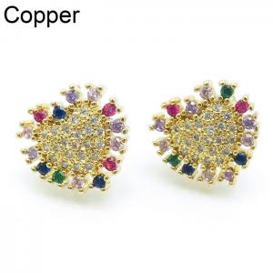 Copper Earring - KE102334-TJG