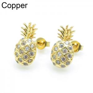 Copper Earring - KE102347-TJG