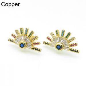 Copper Earring - KE102373-TJG