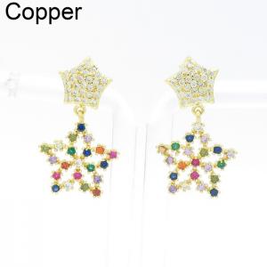 Copper Earring - KE102395-TJG