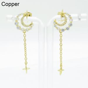 Copper Earring - KE102406-TJG