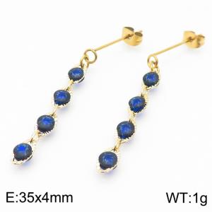 SS Gold-Plating Earring - KE102740-Z