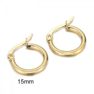SS Gold-Plating Earring - KE102877-WGJM