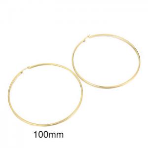 SS Gold-Plating Earring - KE102887-WGJM