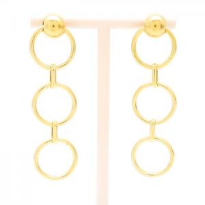 SS Gold-Plating Earring - KE103351-HR