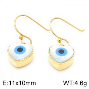 SS Gold-Plating Earring - KE103647-K