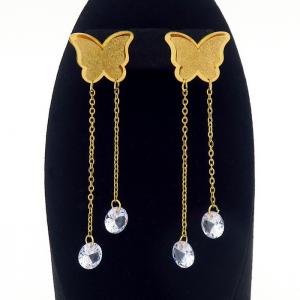 SS Gold-Plating Earring - KE104188-HJ
