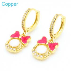 Copper Earring - KE104296-TJG