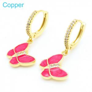 Copper Earring - KE104317-TJG
