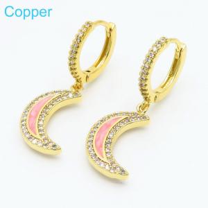 Copper Earring - KE104324-TJG