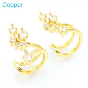 Copper Earring - KE104342-TJG