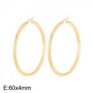 Stainless steel simple fashion ear ring - KE105493-LO