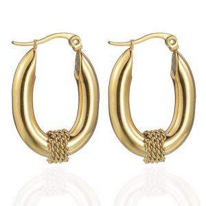 SS Gold-Plating Earring - KE105811-WGJZ