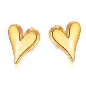 SS Gold-Plating Earring - KE105821-WGTY