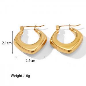 SS Gold-Plating Earring - KE105844-WGJD