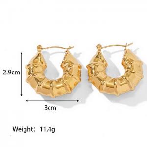 SS Gold-Plating Earring - KE105848-WGJD