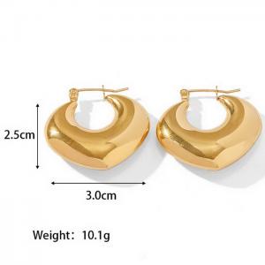 SS Gold-Plating Earring - KE105849-WGJD
