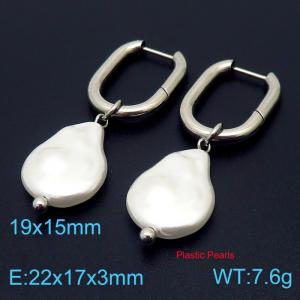 Stainless Steel Special Earrings Bracelets Women Silver Color - KE106310-Z