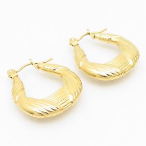SS Gold-Plating Earring - KE108092-LM