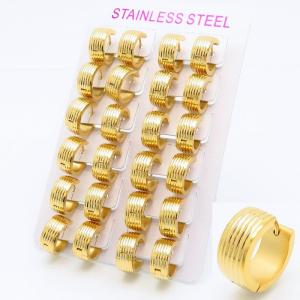 SS Gold-Plating Earring - KE108188-XY
