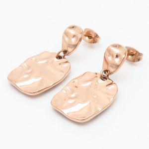 SS Rose Gold-Plating Earring - KE108316-LM