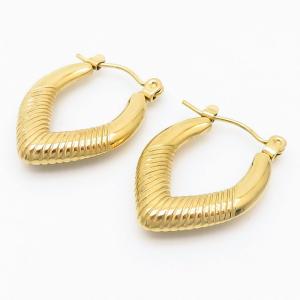 SS Gold-Plating Earring - KE108350-LM