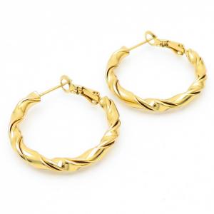 SS Gold-Plating Earring - KE108669-MS
