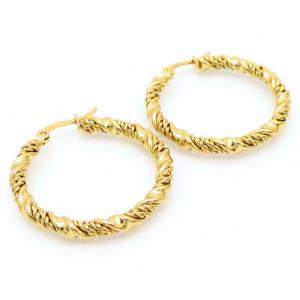 SS Gold-Plating Earring - KE108670-MS