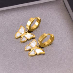 SS Gold-Plating Earring - KE109197-WGJL