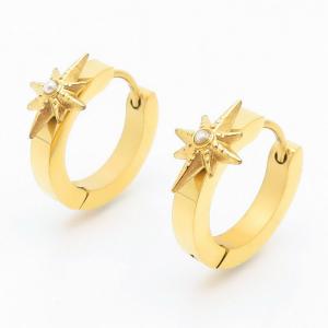 SS Gold-Plating Earring - KE109245-YX