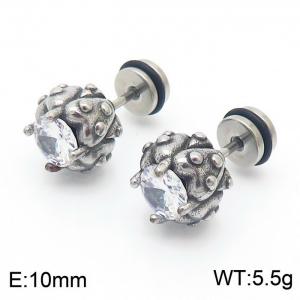 INS same vintage zircon earrings wholesale for spring and summer women's earrings, earrings, earrings, and pendants - KE110317-WGLN