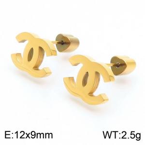 SS Gold-Plating Earring - KE110587-Z