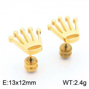 SS Gold-Plating Earring - KE110594-Z