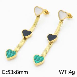 SS Gold-Plating Earring - KE111164-HM