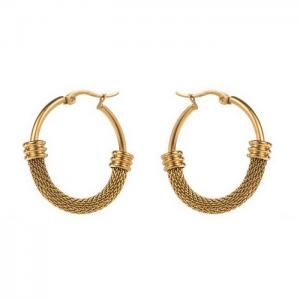 SS Gold-Plating Earring - KE111487-WGHH