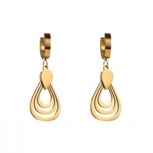 SS Gold-Plating Earring - KE111493-WGHH