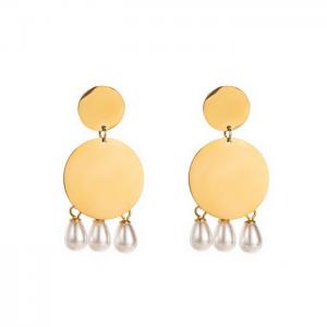 SS Gold-Plating Earring - KE111500-WGHH