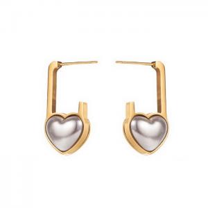 SS Gold-Plating Earring - KE111501-WGHH