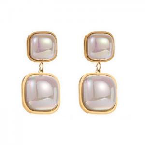 SS Gold-Plating Earring - KE111503-WGHH