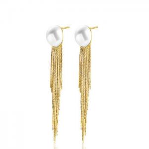 SS Gold-Plating Earring - KE111550-WGLN