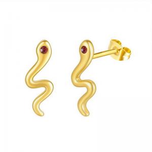 Stainless Steel Stone&Crystal Earring - KE111837-PA