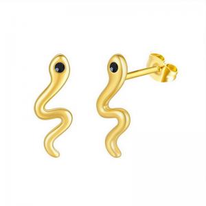 Stainless Steel Stone&Crystal Earring - KE111838-PA