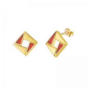 SS Gold-Plating Earring - KE111859-PA