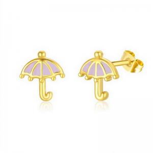 SS Gold-Plating Earring - KE111867-PA